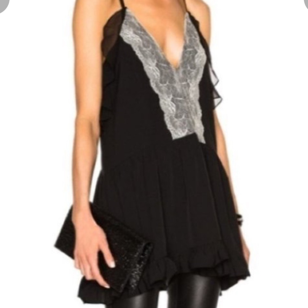 IRO lace tunic top size 36